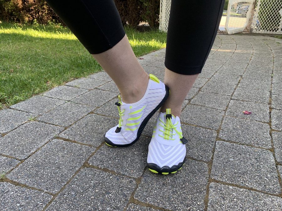 Shoe worn on an everyday walk